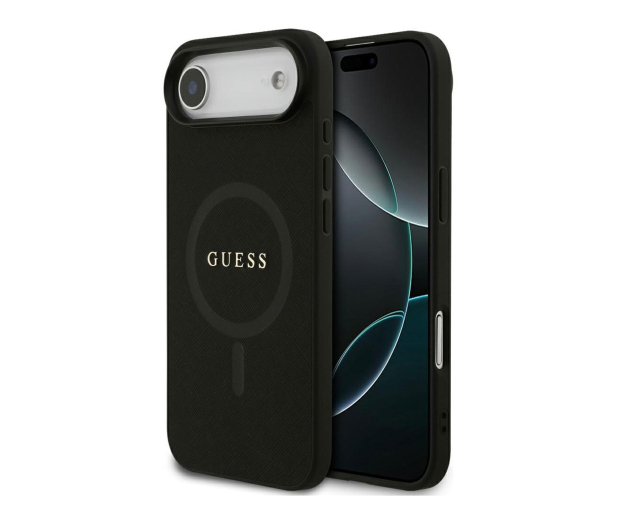 Guess Saffiano Classic Logo MagSafe do iPhone Air czarny - 1365580 - zdjęcie
